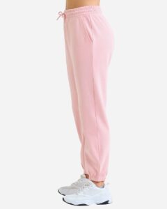 TriDri TD605 Unisex Jamie Recycled Joggers – Light Pink (on model side)