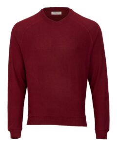Boxercraft BM1201 Men’s Cuddle Cross-Neck Sweater – Mantra Red