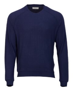 Boxercraft BM1201 Men’s Cuddle Cross-Neck Sweater – Navy