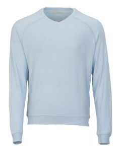 Boxercraft BM1201 Men’s Cuddle Cross-Neck Sweater – Sky Blue