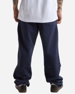 Shaka Wear SHGDSSP Unisex Garment-Dyed Straight Leg Sweatpants – Navy (on model back)
