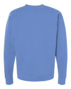 Tultex 340 Unisex Fleece Crewneck Sweatshirt – Columbia Blue (back)