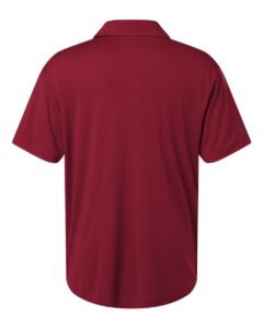AllPro 41800 Men’s Pro-Lock Performance Polo – Cardinal (back)