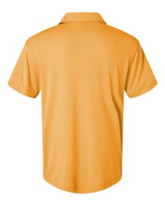 AllPro 41800 Men’s Pro-Lock Performance Polo – Gold (back)