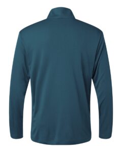 AllPro 41870 Men’s Pro-Lock Performance Quarter-Zip Pullover – Atlantic Blue (back)