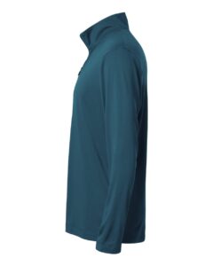 AllPro 41870 Men’s Pro-Lock Performance Quarter-Zip Pullover – Atlantic Blue (side)