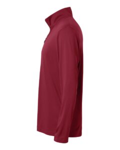 AllPro 41870 Men’s Pro-Lock Performance Quarter-Zip Pullover – Cardinal (side)