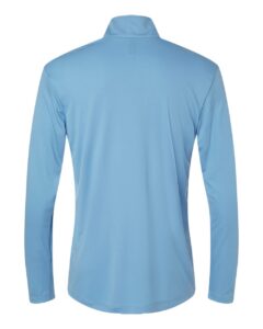 AllPro 41870 Men’s Pro-Lock Performance Quarter-Zip Pullover – Carolina Blue (back)