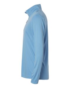 AllPro 41870 Men’s Pro-Lock Performance Quarter-Zip Pullover – Carolina Blue (side)