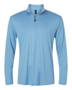 AllPro 41870 Men’s Pro-Lock Performance Quarter-Zip Pullover – Carolina Blue