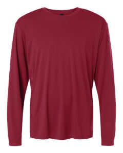 AllPro 48400 Unisex Pro-Lock Performance Long Sleeve T-Shirt – Cardinal