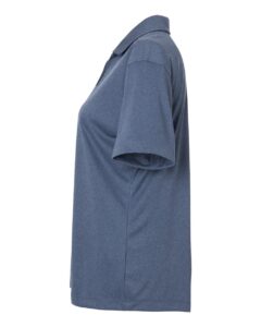 AllPro 41800L Women’s Pro-Lock Performance Polo – Heather Navy (side)