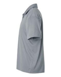 AllPro 41800T Men’s Tall Pro-Lock Performance Polo – Heather Steel (side)