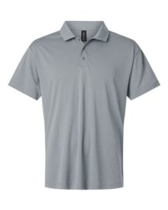 AllPro 41800T Men’s Tall Pro-Lock Performance Polo – Heather Steel