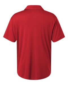 AllPro 41800T Men’s Tall Pro-Lock Performance Polo – Red (back)