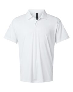 AllPro 41800T Men’s Tall Pro-Lock Performance Polo – White