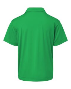 AllPro 41800Y Youth Pro-Lock Performance Polo – Kelly Green (back)
