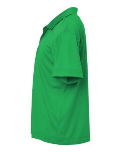 AllPro 41800Y Youth Pro-Lock Performance Polo – Kelly Green (side)
