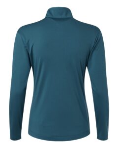 AllPro 41870L Women’s Pro-Lock Performance Quarter-Zip Pullover – Atlantic Blue (back)