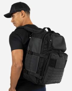 MERET DL37 Delta 37L Black Backpack – Black (on model)