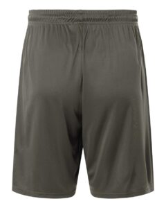 AllPro 48SH0 Men’s Pro-Lock Performance 7″ Shorts with Pockets – Charcoal (back)