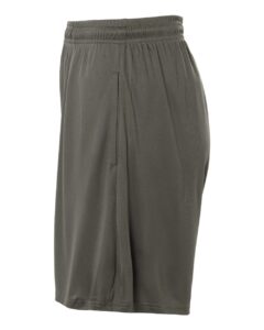 AllPro 48SH0 Men’s Pro-Lock Performance 7″ Shorts with Pockets – Charcoal (side)