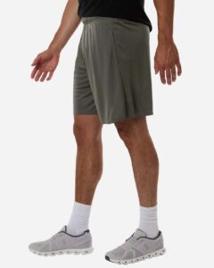 AllPro 48SH0 Men’s Pro-Lock Performance 7″ Shorts with Pockets – Charcoal (on model side)