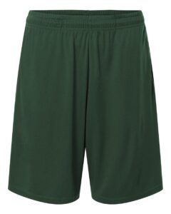 AllPro 48SH0 Men’s Pro-Lock Performance 7″ Shorts with Pockets – Forest Green
