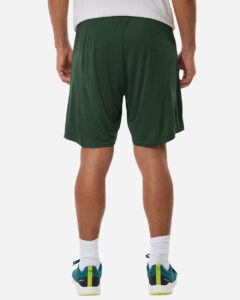 AllPro 48SH0 Men’s Pro-Lock Performance 7″ Shorts with Pockets – Forest Green (on model back)