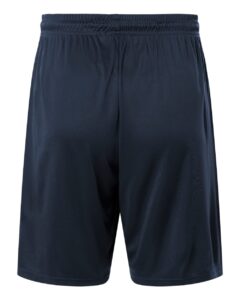 AllPro 48SH0 Men’s Pro-Lock Performance 7″ Shorts with Pockets – Navy (back)