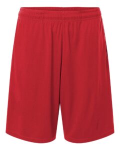 AllPro 48SH0 Men’s Pro-Lock Performance 7″ Shorts with Pockets – Red