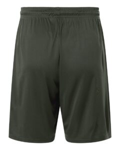 AllPro 48SH0 Men’s Pro-Lock Performance 7″ Shorts with Pockets – Smoke (back)