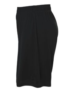 AllPro 48SH0Y Youth Pro-Lock Performance 7″ Shorts with Pockets – Black (side)