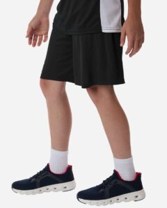 AllPro 48SH0Y Youth Pro-Lock Performance 7″ Shorts with Pockets – Black (on model side)