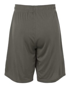 AllPro 48SH0Y Youth Pro-Lock Performance 7″ Shorts with Pockets – Charcoal (back)