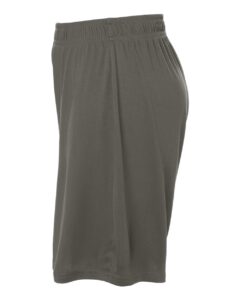 AllPro 48SH0Y Youth Pro-Lock Performance 7″ Shorts with Pockets – Charcoal (side)