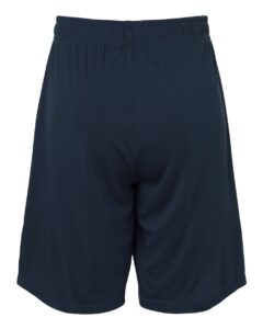 AllPro 48SH0Y Youth Pro-Lock Performance 7″ Shorts with Pockets – Navy (back)