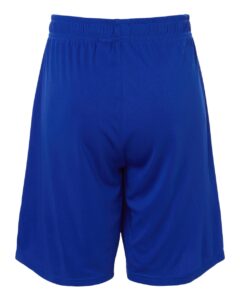 AllPro 48SH0Y Youth Pro-Lock Performance 7″ Shorts with Pockets – Royal (back)