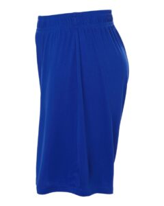 AllPro 48SH0Y Youth Pro-Lock Performance 7″ Shorts with Pockets – Royal (side)