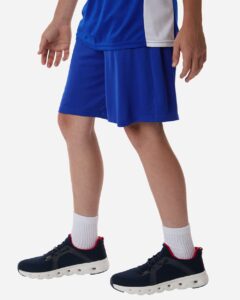 AllPro 48SH0Y Youth Pro-Lock Performance 7″ Shorts with Pockets – Royal (on model side)