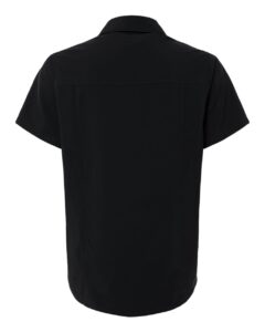 CORE365 CE520W Women’s UltraUVP Shoreline Short Sleeve Staff Shirt – Black (back)