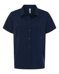 CORE365 CE520W Women’s UltraUVP Shoreline Short Sleeve Staff Shirt – Classic Navy