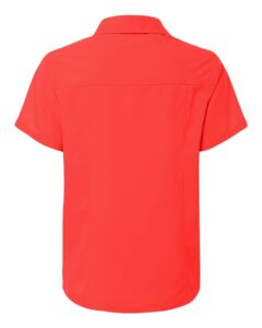 CORE365 CE520W Women’s UltraUVP Shoreline Short Sleeve Staff Shirt – Marina Red (back)
