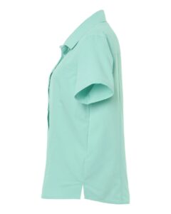 CORE365 CE520W Women’s UltraUVP Shoreline Short Sleeve Staff Shirt – Sea Glass (side)