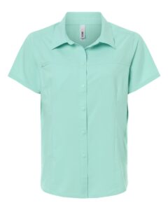 CORE365 CE520W Women’s UltraUVP Shoreline Short Sleeve Staff Shirt – Sea Glass