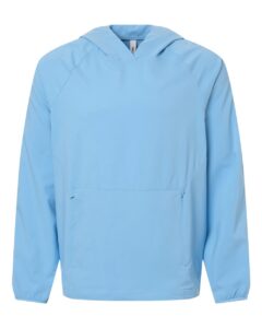 CORE365 CE520L Men’s UltraUVP Shoreline Long Sleeve Hooded Pullover – Columbia Blue