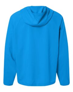 CORE365 CE520L Men’s UltraUVP Shoreline Long Sleeve Hooded Pullover – Electric Blue (back)