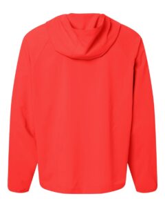 CORE365 CE520L Men’s UltraUVP Shoreline Long Sleeve Hooded Pullover – Marina Red (back)