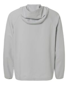CORE365 CE520L Men’s UltraUVP Shoreline Long Sleeve Hooded Pullover – Platinum (back)