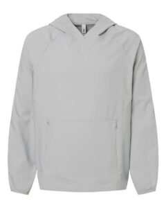 CORE365 CE520L Men’s UltraUVP Shoreline Long Sleeve Hooded Pullover – Platinum